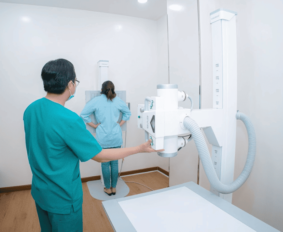 Máy chụp X-quang tân tiến tại Phòng Khám Endo Clinic