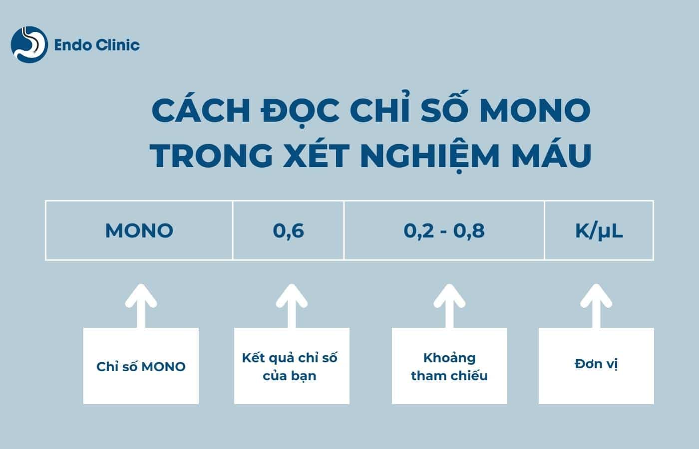 Cách đọc chỉ số MONO trong xét nghiệm máu là gì?