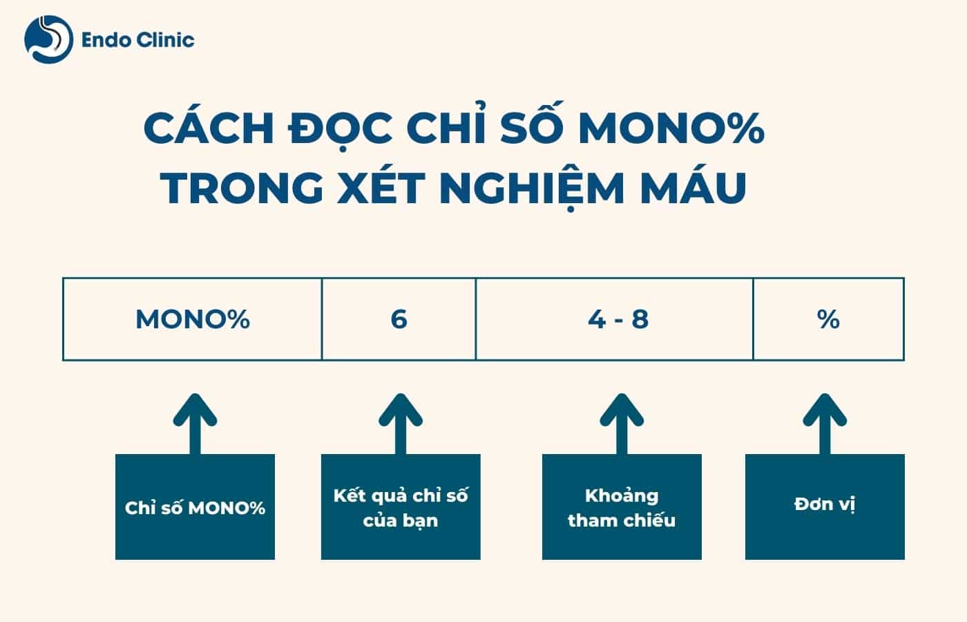 Cách đọc chỉ số MONO% trong xét nghiệm máu