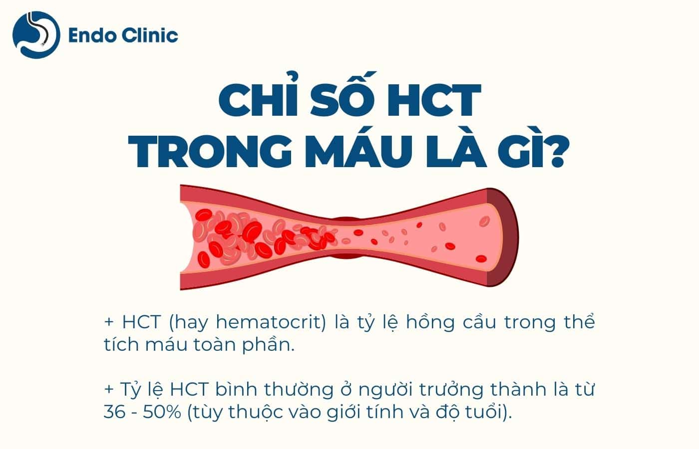 Chỉ số HCT trong xét nghiệm công thức máu là gì?