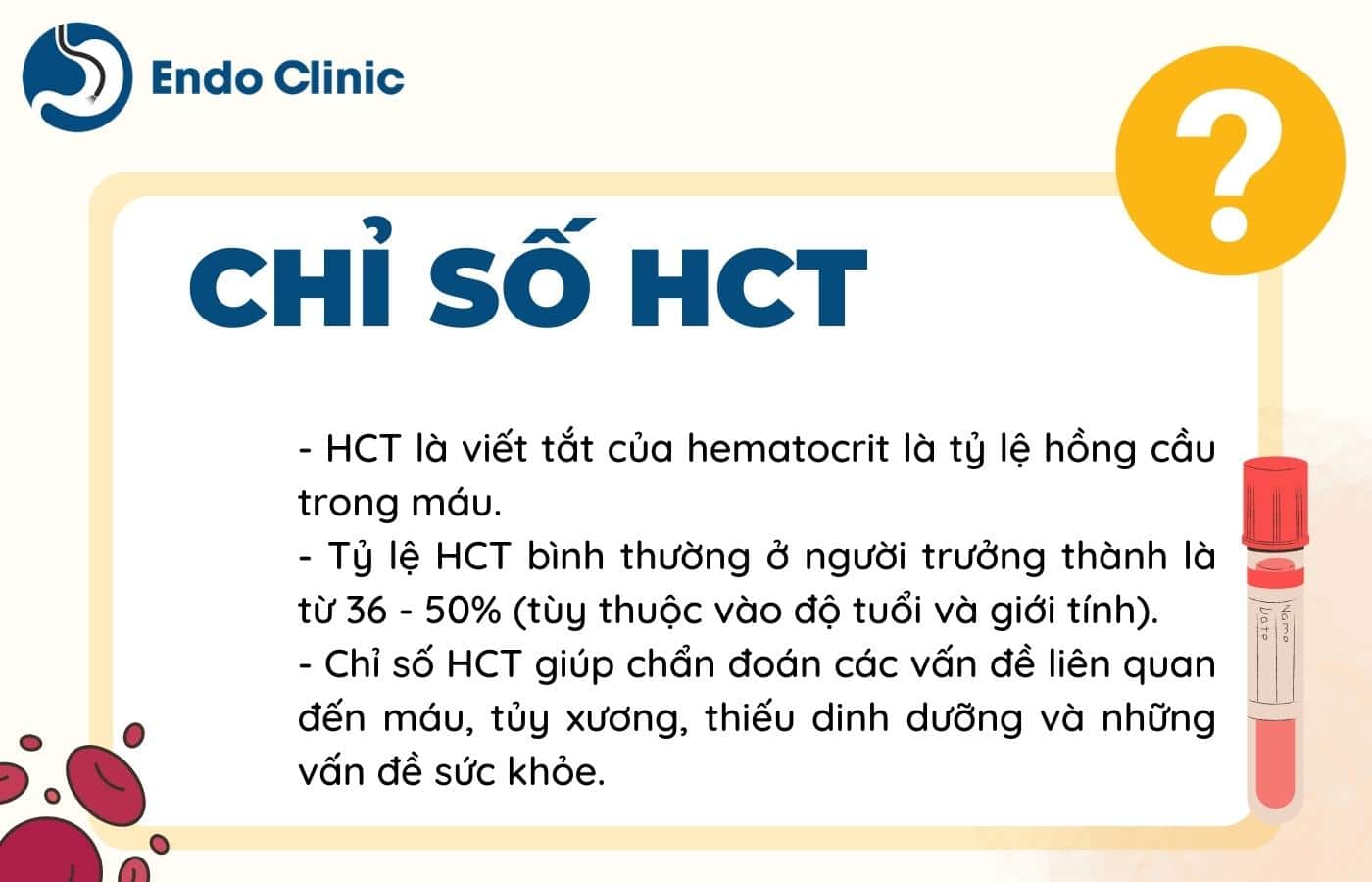 Tổng quan về chỉ số HCT trong xét nghiệm máu