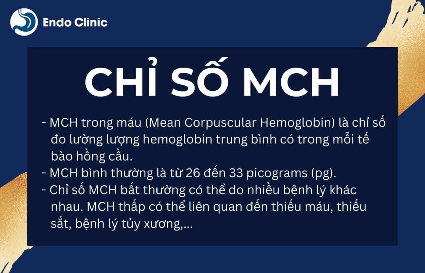 Tổng quan chỉ số MCH trong xét nghiệm công thức máu